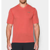 Under Armour Men's Red UA Threadborne V-Neck Short Sleeve