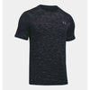 Under Armour Men's Black Heather UA Threadborne Seamless Short Sleeve