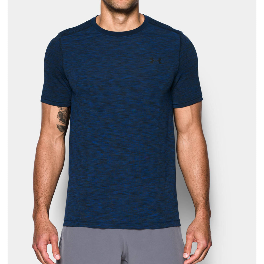 Under Armour Men's Royal UA Threadborne Seamless Short Sleeve