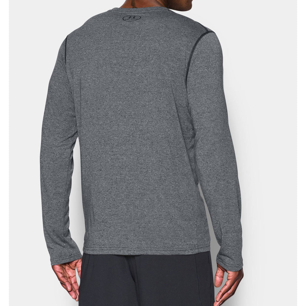 Under Armour Men's Black UA Threadborne Long Sleeve