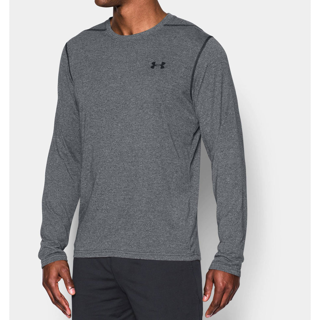 Under Armour Men's Black UA Threadborne Long Sleeve