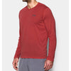 Under Armour Men's Red UA Threadborne Long Sleeve