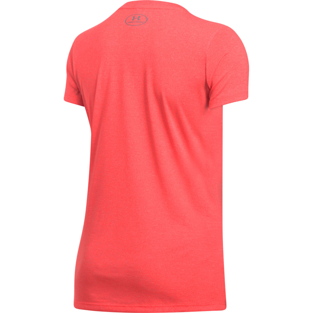 Under Armour Women's Marathon Red Threadborne Twist T-Shirt