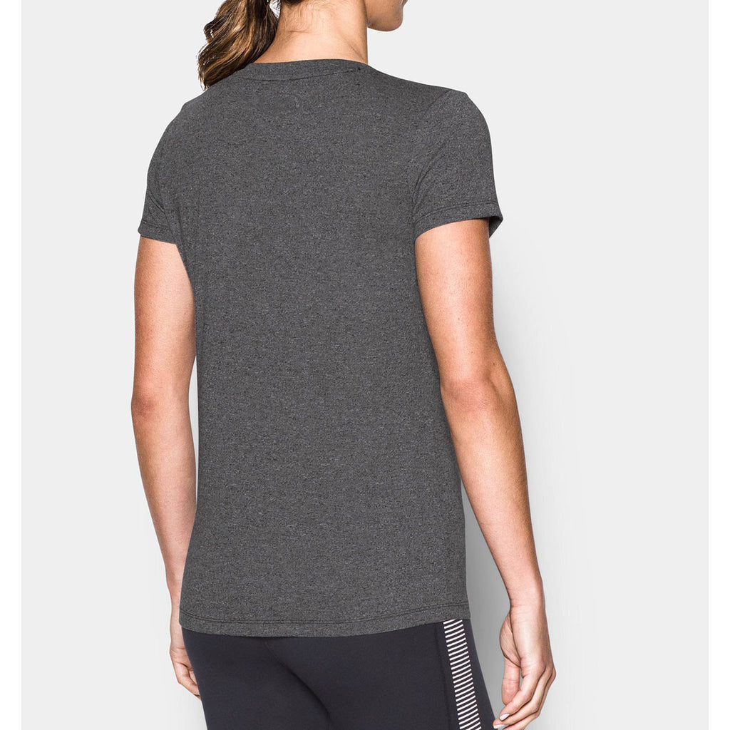 Under Armour Women's Black Threadborne Twist T-Shirt