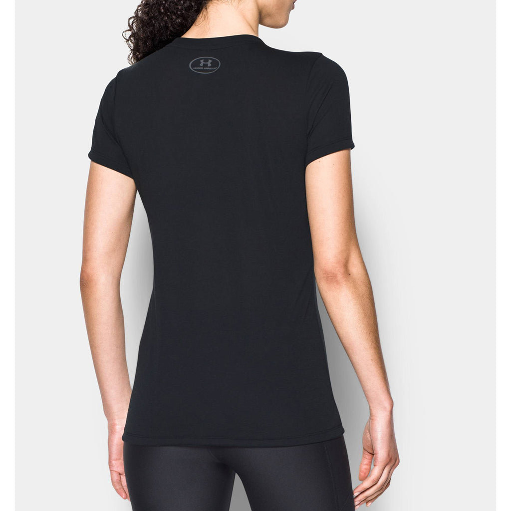 Under Armour Women's Black Threadborne Train T-Shirt