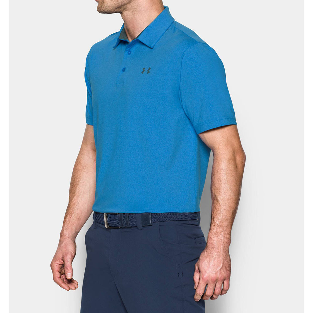 Under Armour Men's Blue Playoff Polo Vented