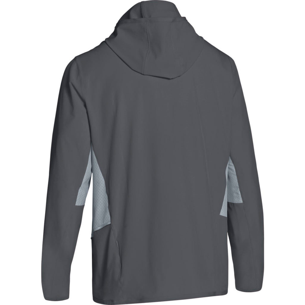 Under Armour Men's Graphite/Steel UA Squad Woven 1/4 Zip