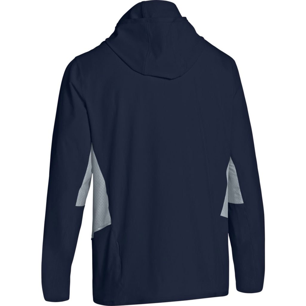 Under Armour Men's Navy UA Squad Woven 1/4 Zip