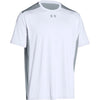 Under Armour Men's White/Steel Team Raid T-Shirt Short Sleeve