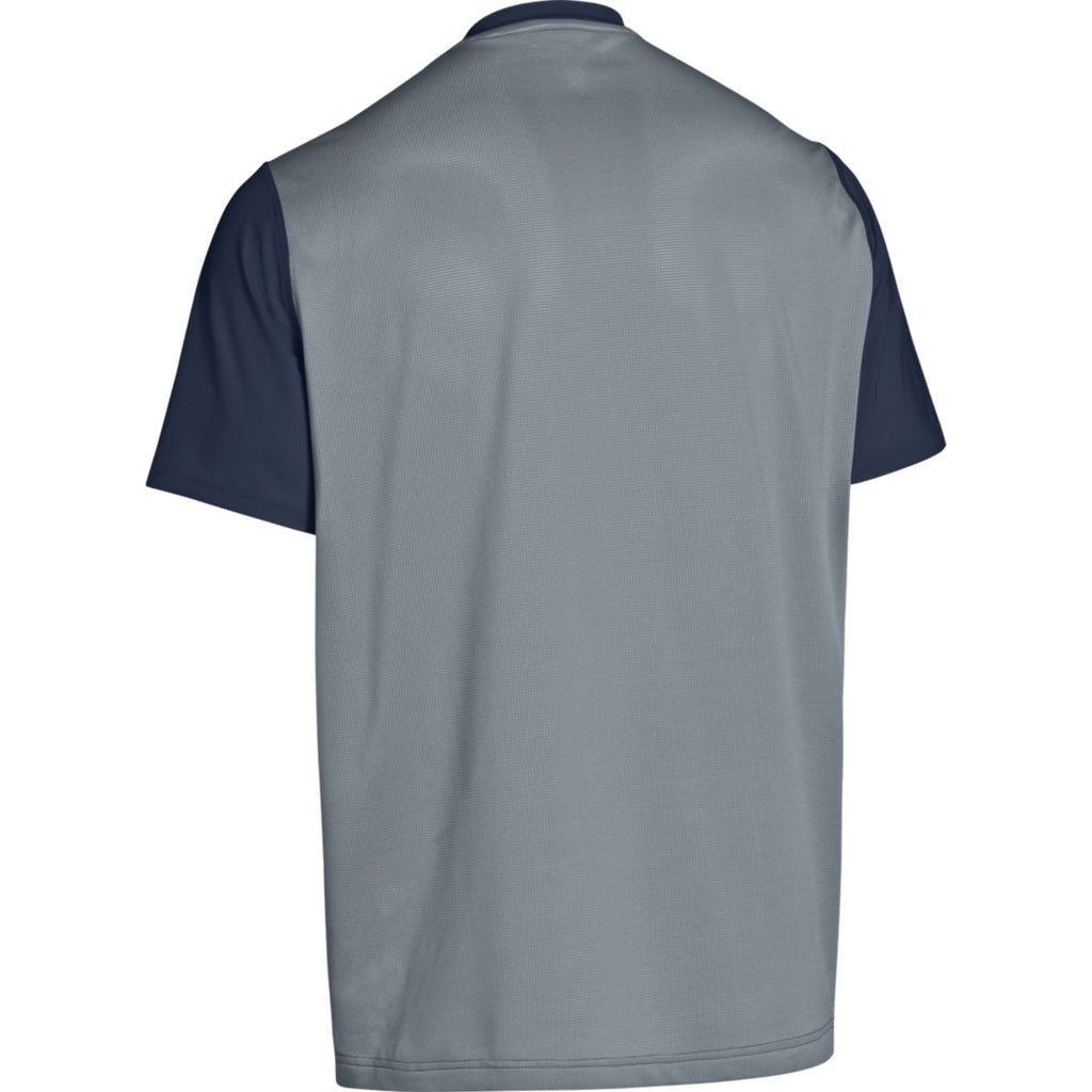 Under Armour Men's Midnight Navy/Steel Team Raid T-Shirt Short Sleeve