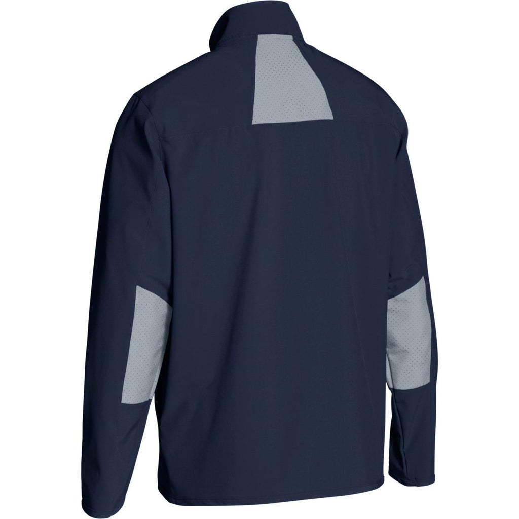 Under Armour Men's Midnight Navy Squad Woven Warm-Up Jacket