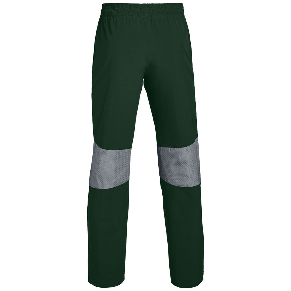 Under Armour Men's Forest Green Squad Woven Warm-Up Pant