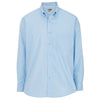 Edwards Men's Blue Lightweight Long Sleeve Poplin Shirt