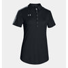 Under Armour Women's Black Team Colorblock Polo