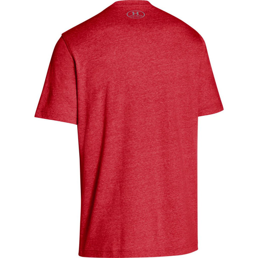 Under Armour Men's Red Stadium Short Sleeve T-Shirt