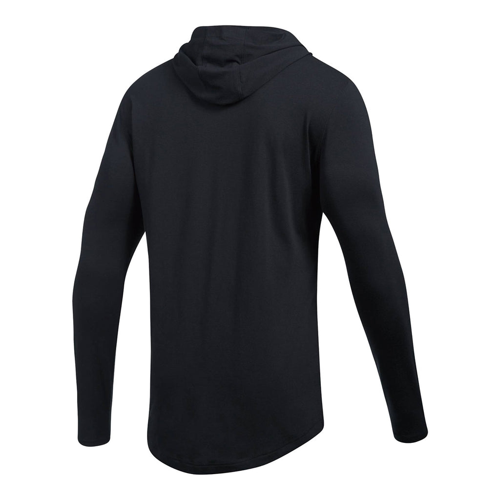 Under Armour Men's Black Baseline Long Sleeve Hooded Tee