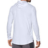 Under Armour Men's White Baseline Long Sleeve Hooded Tee