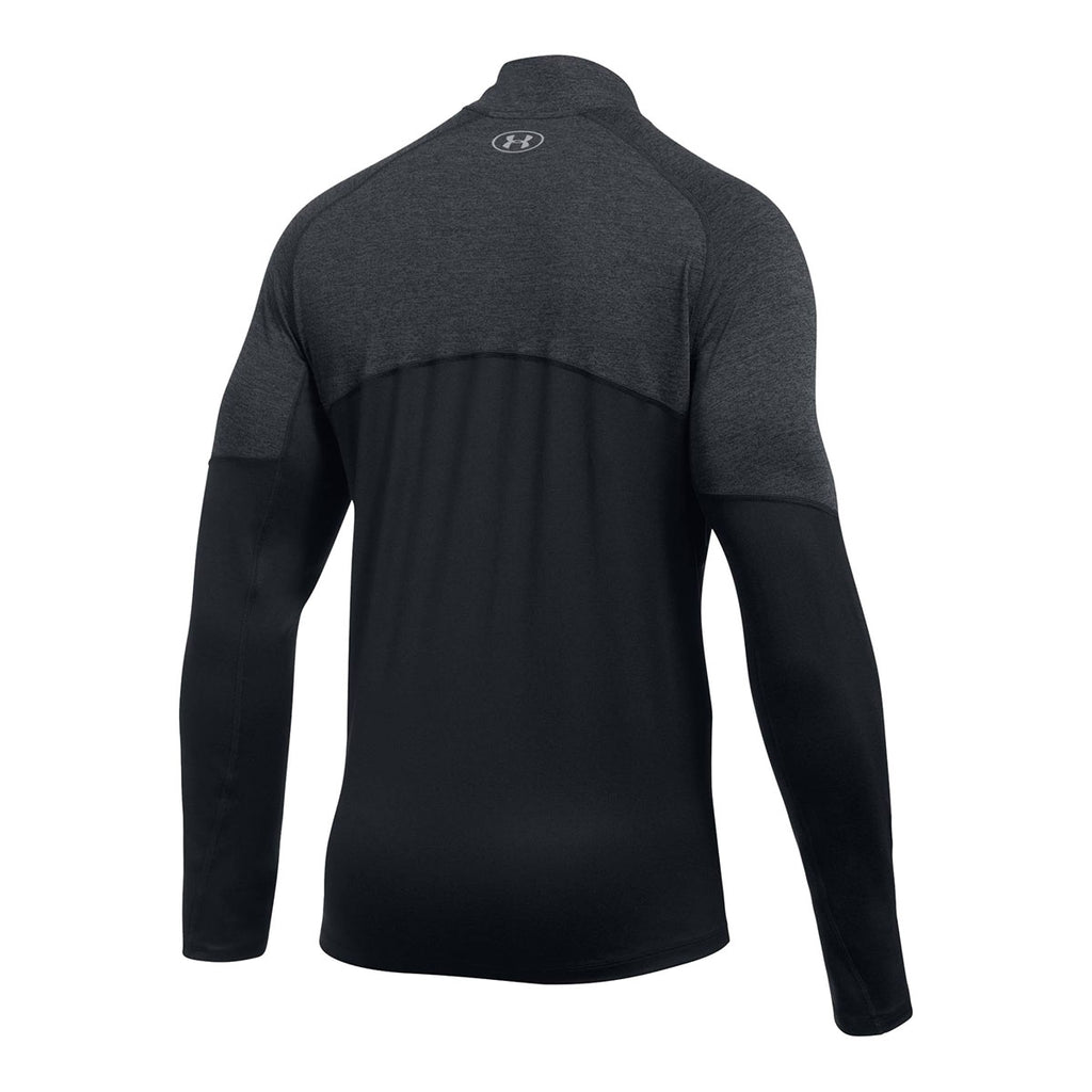 Under Armour Men's Black Threadborne Run 1/4 Zip