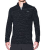 Under Armour Men's Black Heather Threadborne Seamless 1/4 Zip