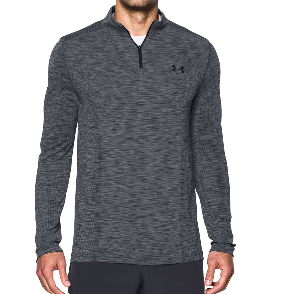 Under Armour Men's Graphite Threadborne Seamless 1/4 Zip