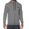 Under Armour Men's True Grey Heather Threadborne Full Zip Hoodie