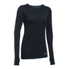 Under Armour Women's Black Threadborne Long Sleeve T-Shirt