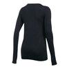 Under Armour Women's Black Threadborne Long Sleeve T-Shirt