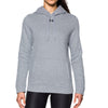 Under Armour Women's True Grey Heather Hustle Fleece Hoody