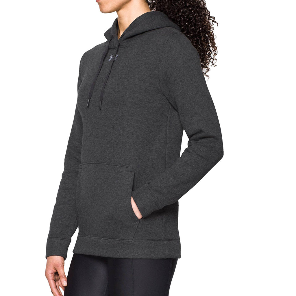 Under Armour Women's Carbon Heather Hustle Fleece Hoody