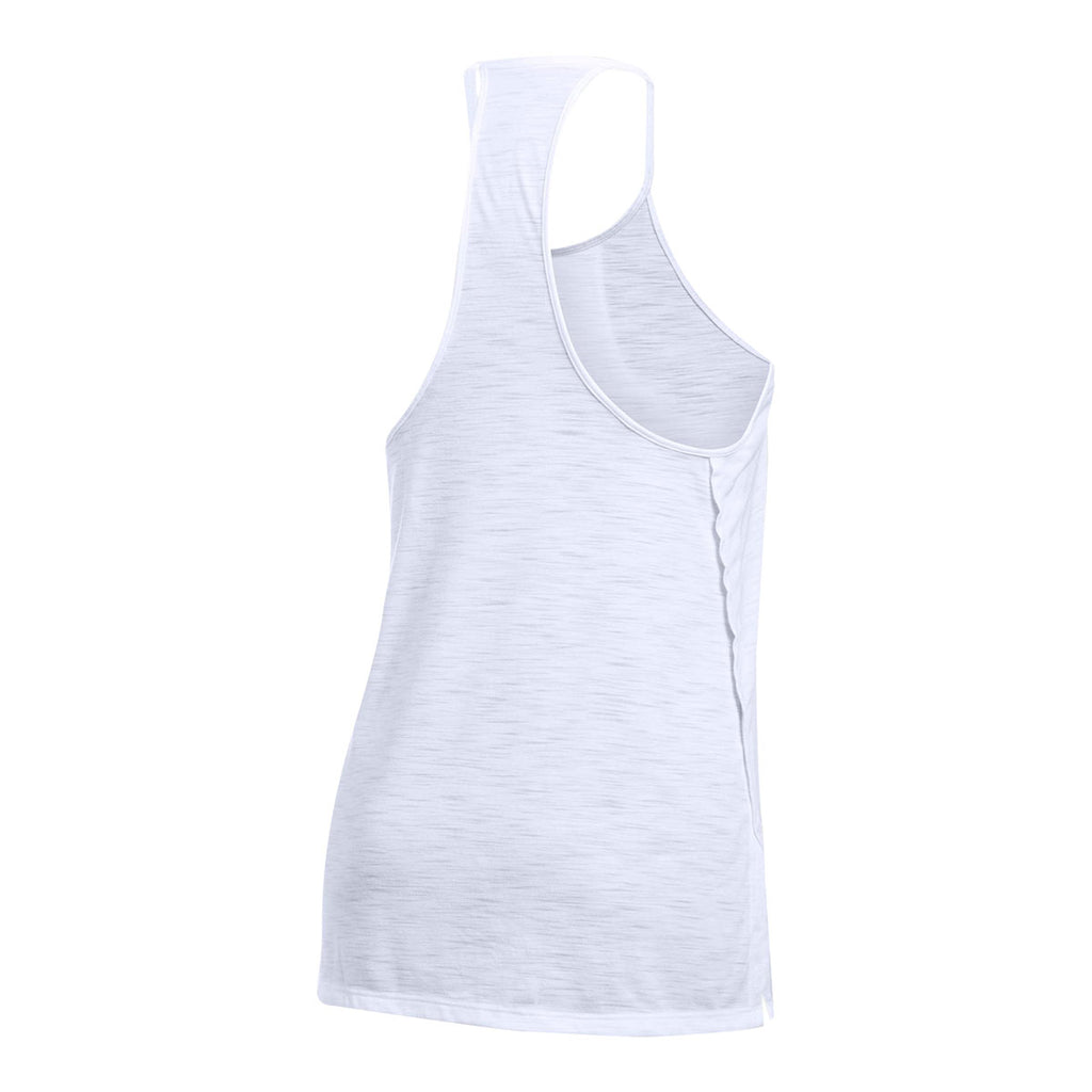 Under Armour Women's White Threadborne Fashion Tank