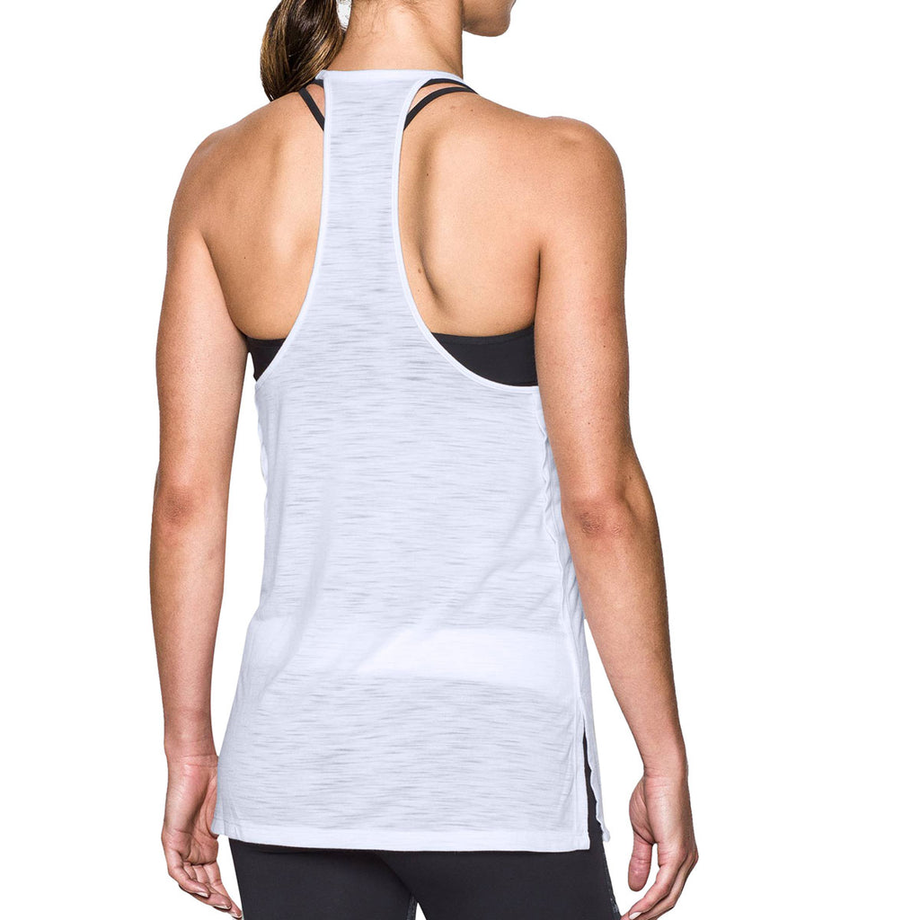 Under Armour Women's White Threadborne Fashion Tank