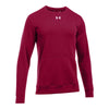 Under Armour Men's Maroon Hustle Fleece Crew Neck Sweatshirt