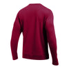 Under Armour Men's Maroon Hustle Fleece Crew Neck Sweatshirt