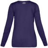 Under Armour Women's Purple Locker Tee Long Sleeve 2.0