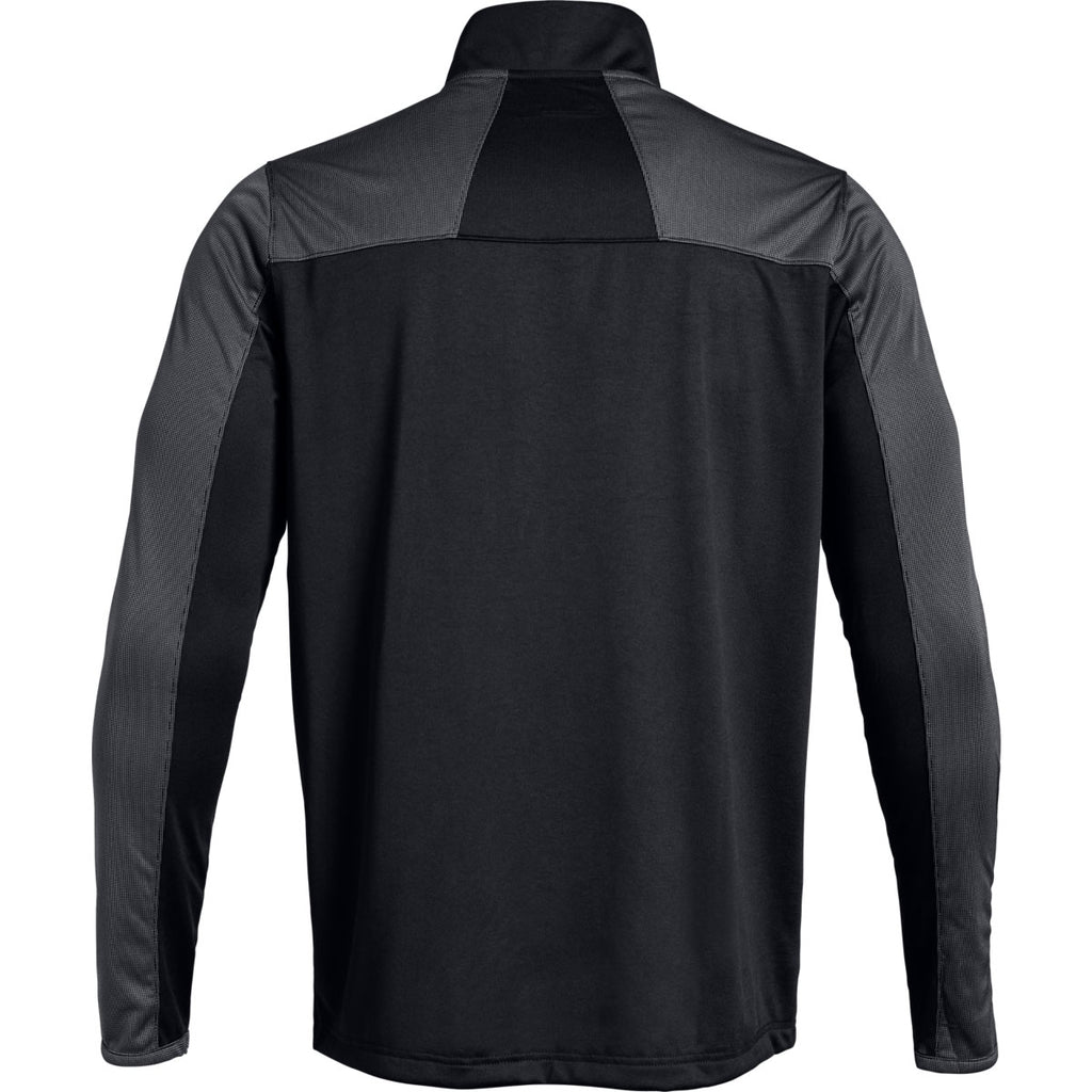 Under Armour Men's Black Novelty Locker Quarter Zip