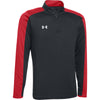 Under Armour Men's Black/Red Novelty Locker Quarter Zip