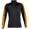 Under Armour Men's Black/Steeltown Gold Novelty Locker Quarter Zip