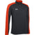 Under Armour Men's Black/Dark Orange Novelty Locker Quarter Zip