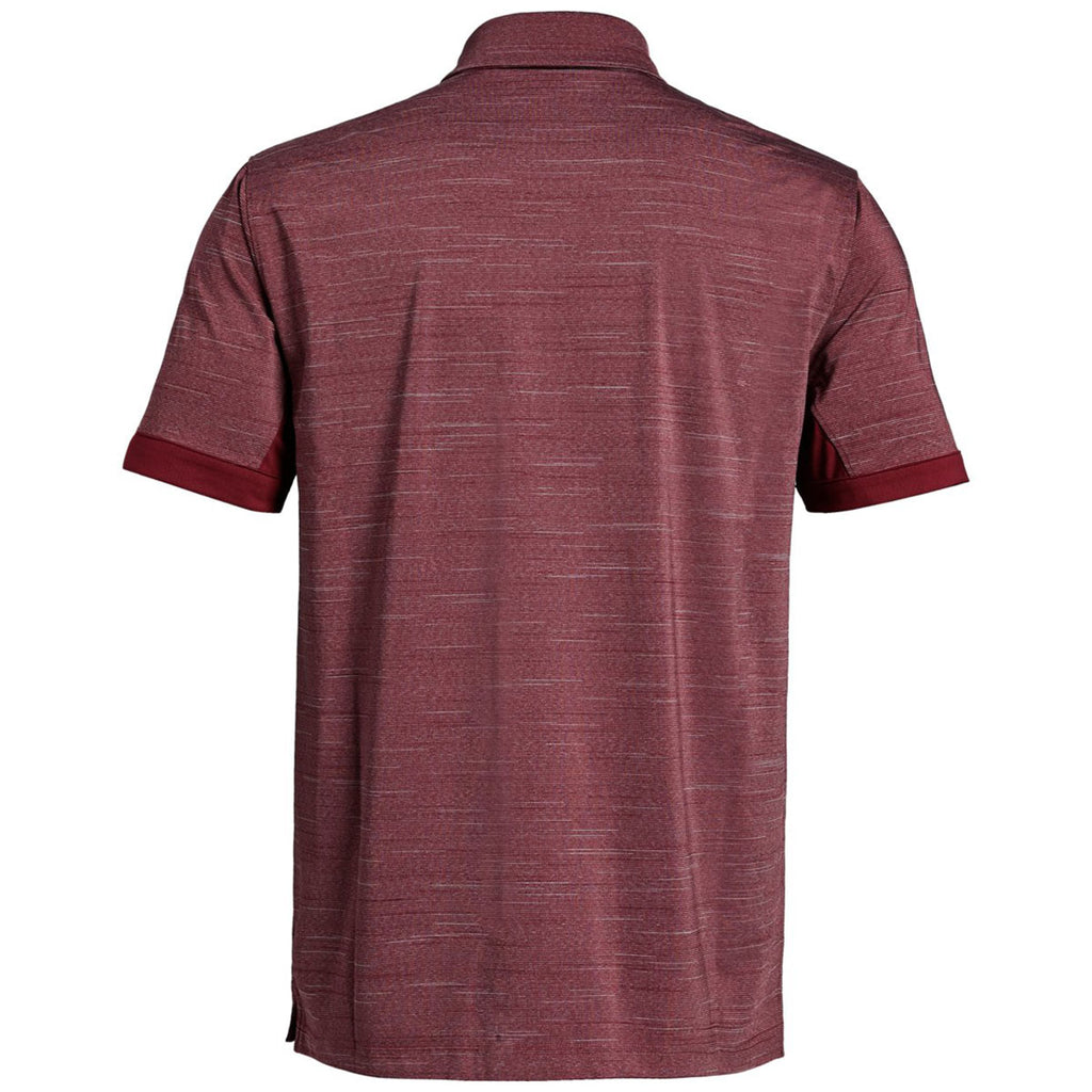 Under Armour Men's Cardinal Medium Heather Elevated Polo