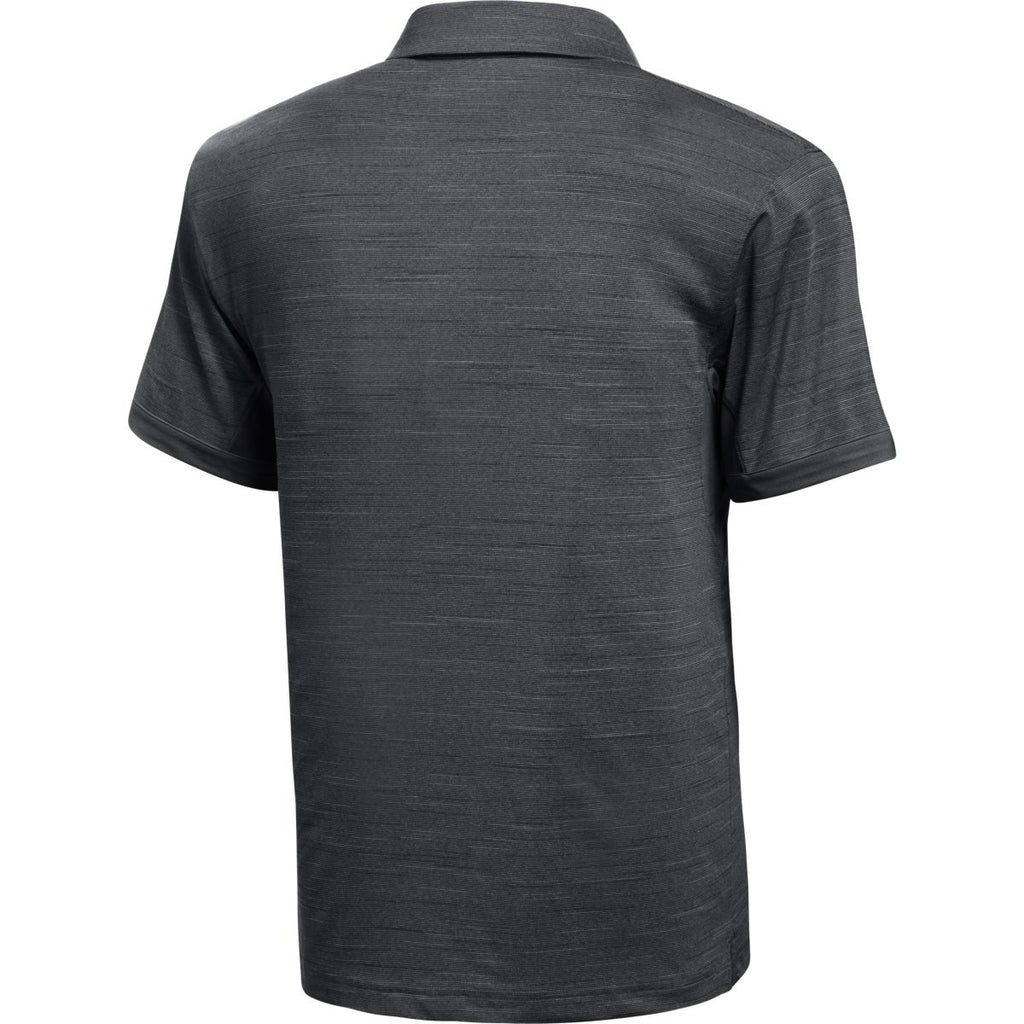 Under Armour Men's Black Medium Heather Elevated Polo