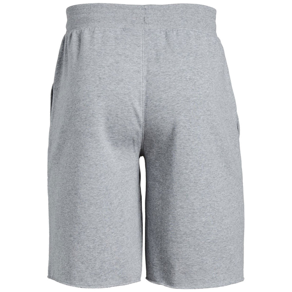 Under Armour Men's True Grey Heather Hustle Fleece Shorts