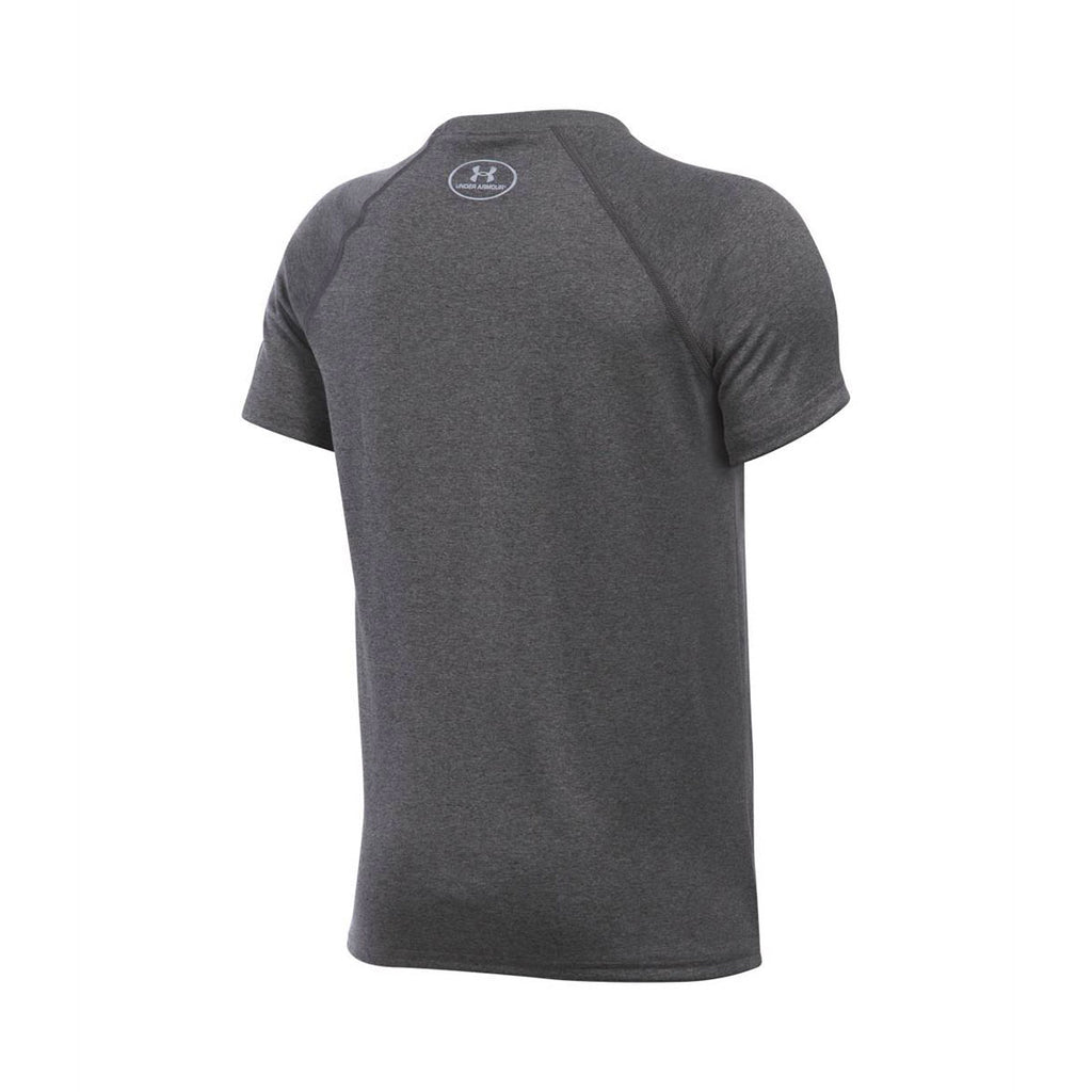 Under Armour Boy's Carbon Heather Locker Tee 2.0