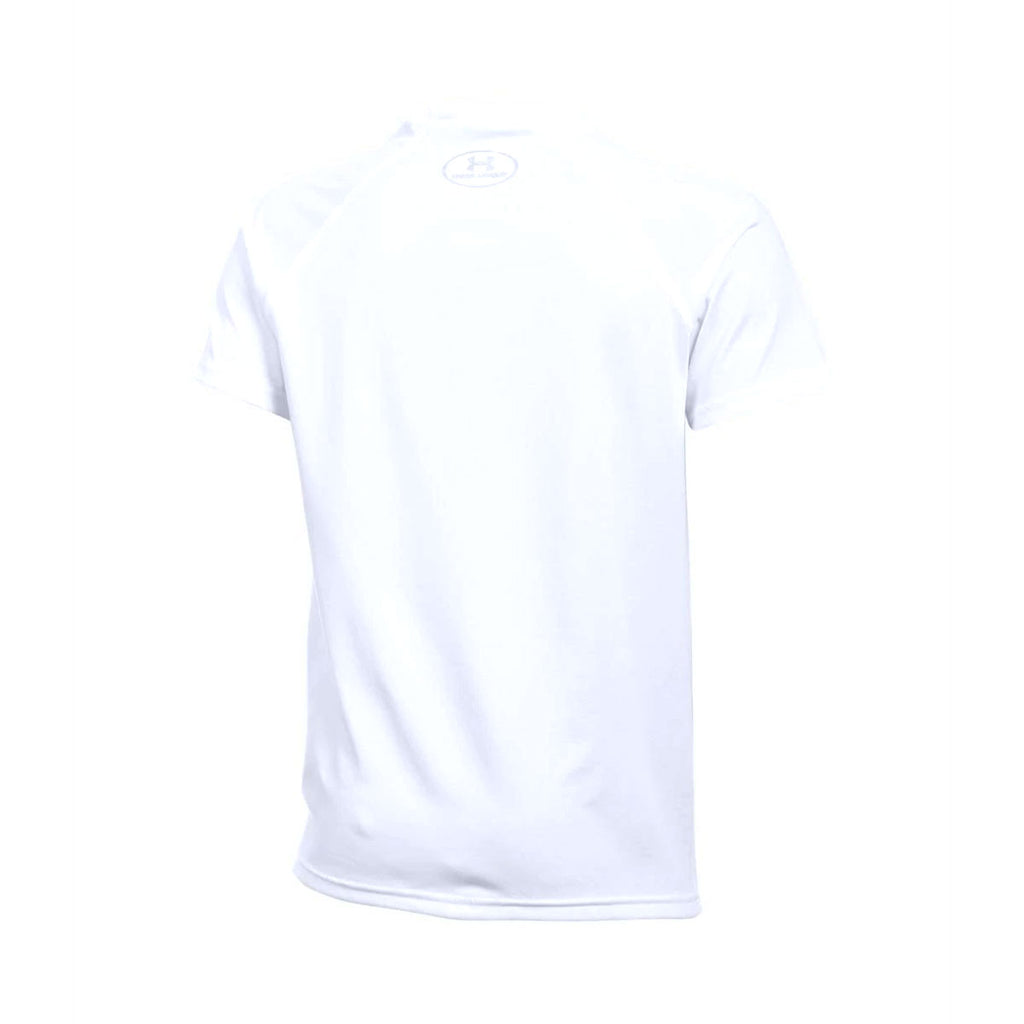 Under Armour Boy's White Locker Tee 2.0