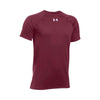 Under Armour Boy's Maroon Locker Tee 2.0