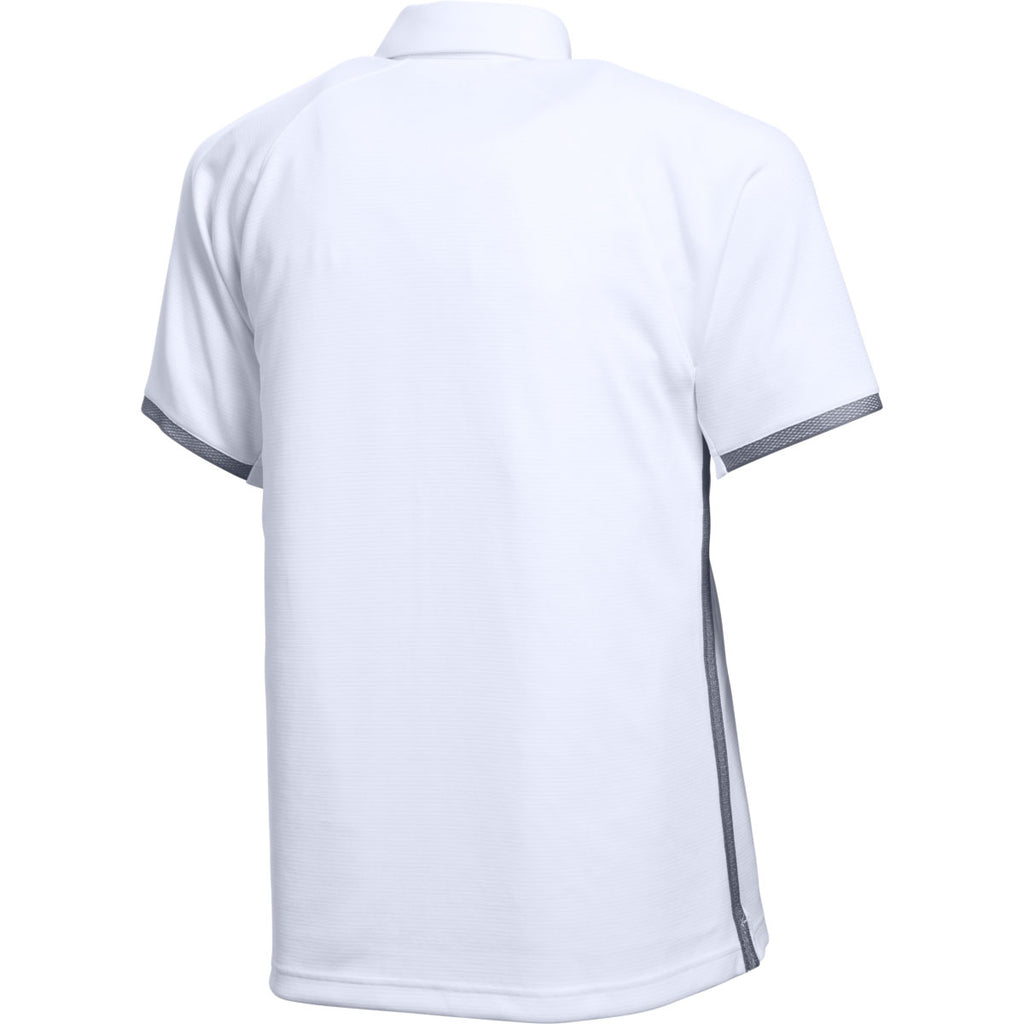 Under Armour Men's White Rival Polo