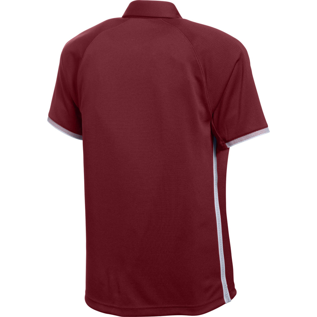 Under Armour Men's Cardinal Rival Polo