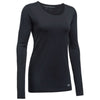 Under Armour Women's Black Threadborne Seamless Long Sleeve