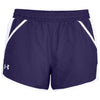 Under Armour Women's Purple Team Fly By Shorts