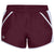 Under Armour Women's Maroon Team Fly By Shorts