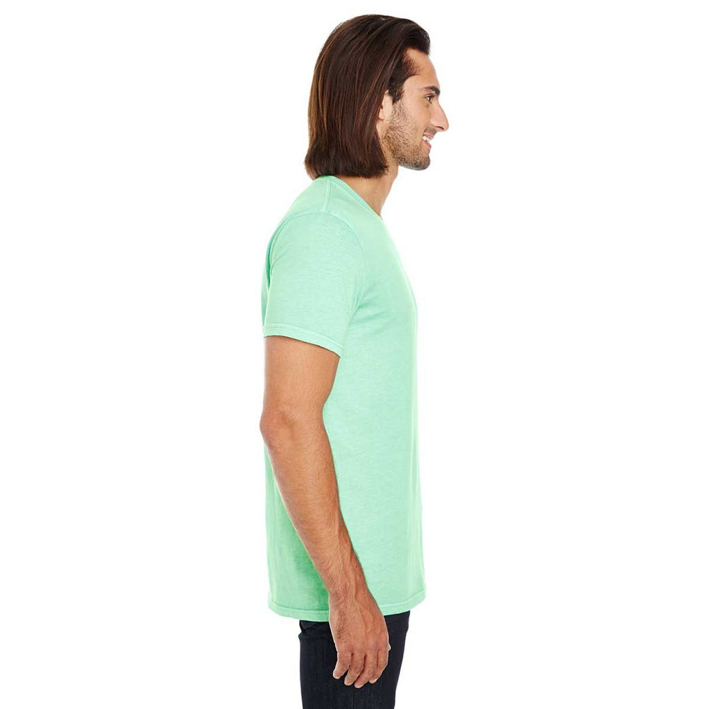 Threadfast Unisex Mint Pigment Dye Short-Sleeve T-Shirt